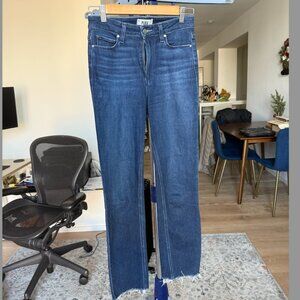 PAIGE Cindy Dark Blue Jeans (Size 27)